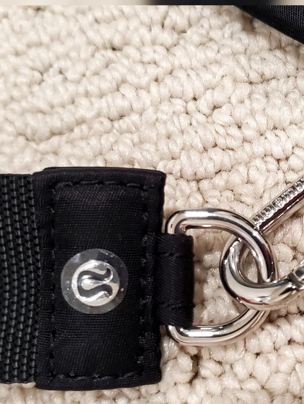 Lululemon Nylon Zip Pouch, Clip, Wrist Strap, Black, Back To School! NWOT